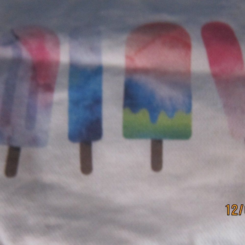 💥5/$10💥Ice cream Popsicles Fun tote beach bag purse Pre-owned. Some - Picture 2 of 13
